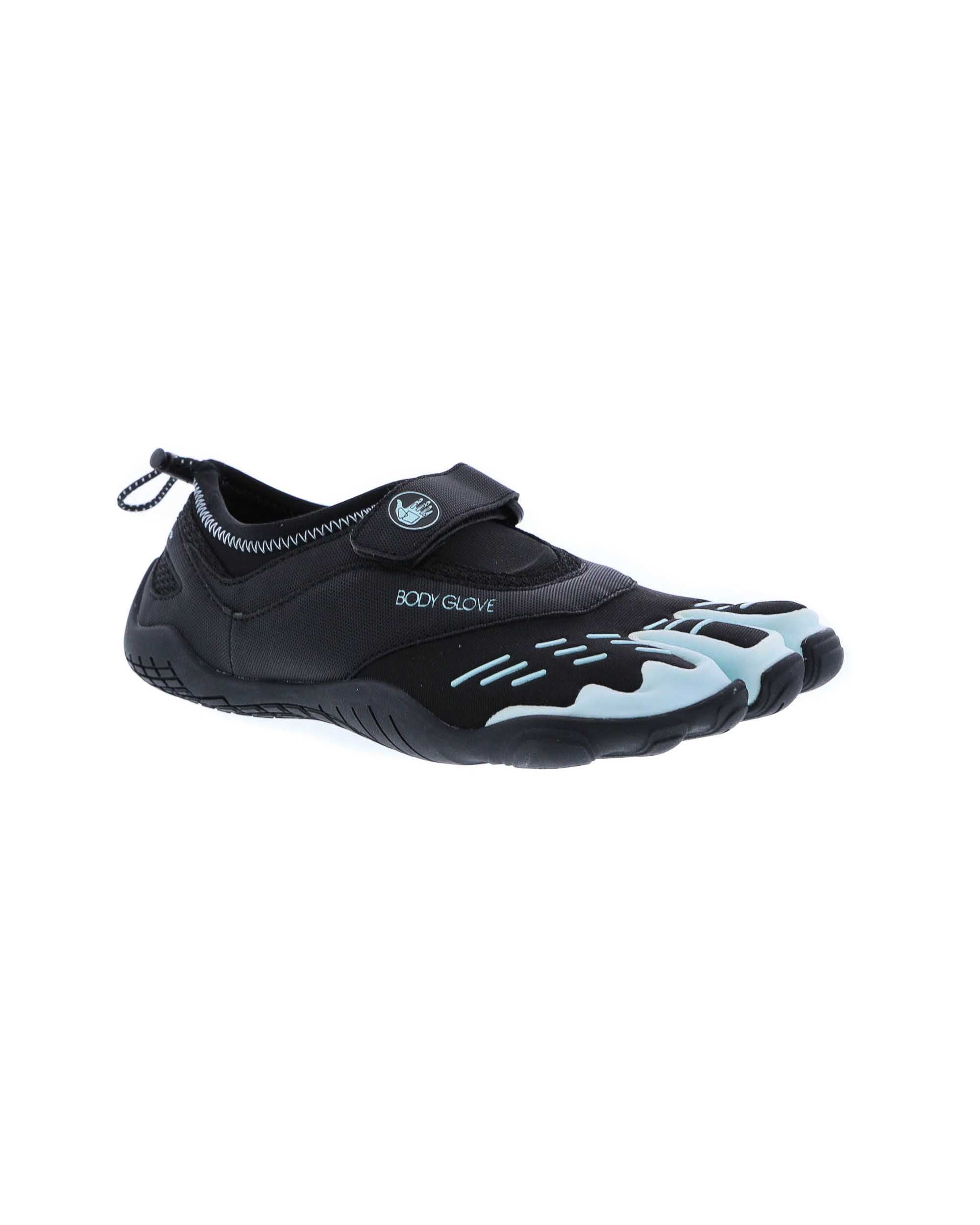 Women's 3T Barefoot Max Water Shoes - Black/Blue Aqua