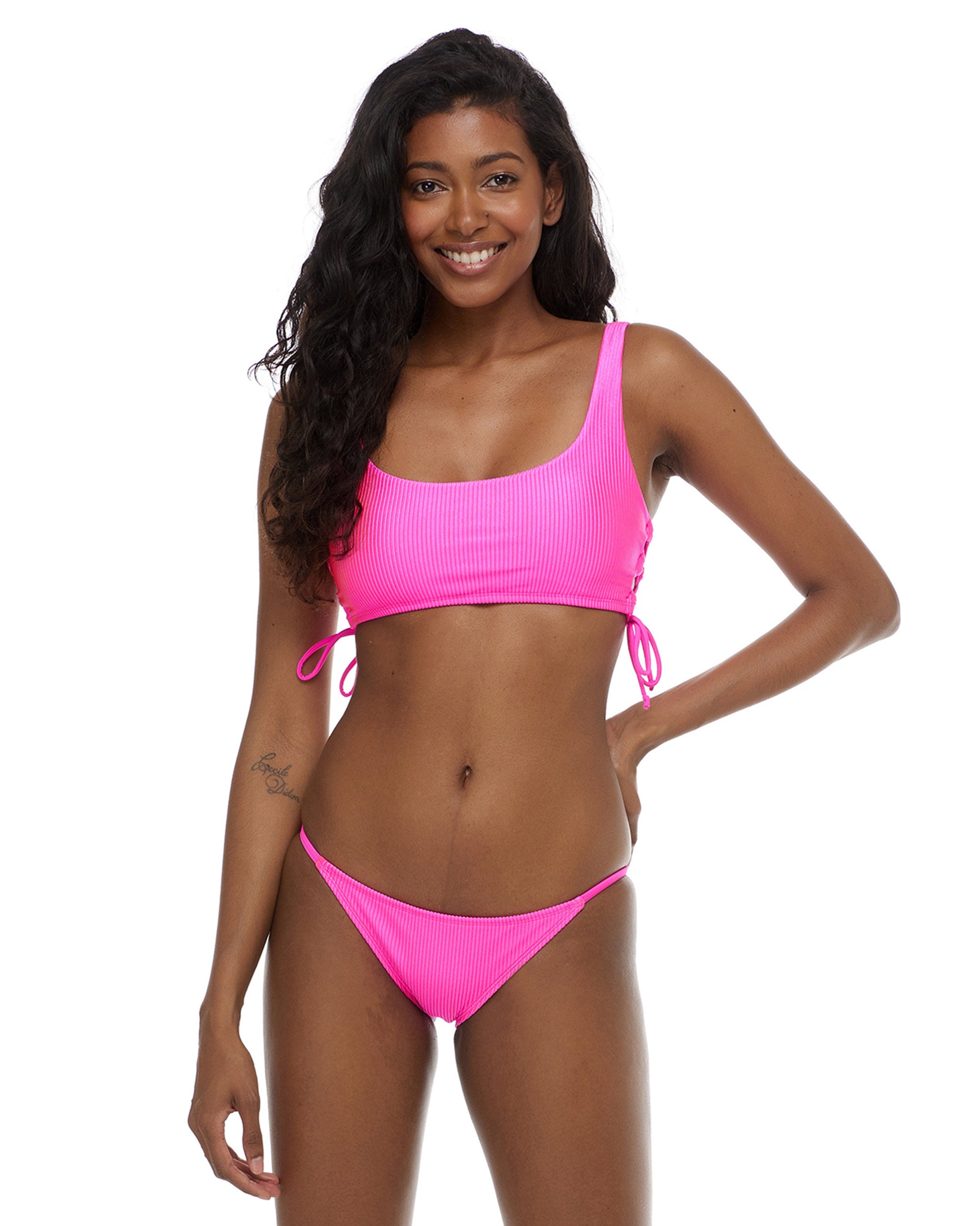 Nifty Maxim Tank Swim Top - Bubble Gum