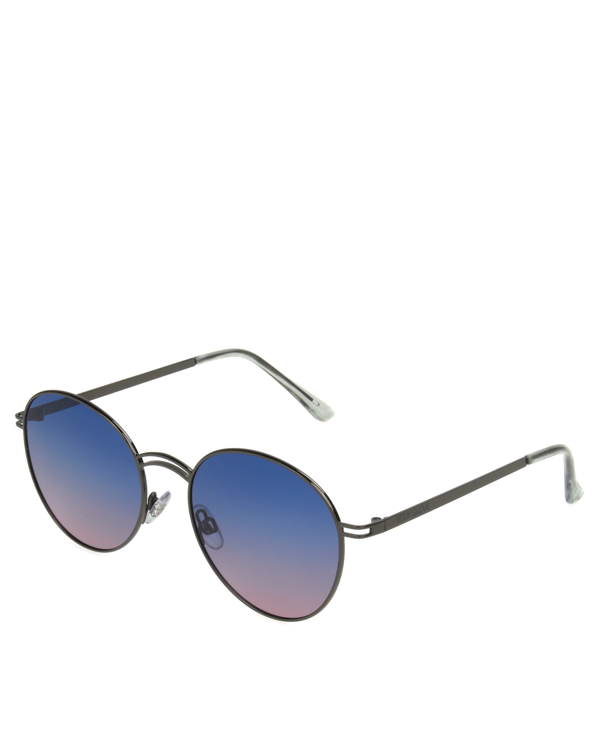 Women's BGL1902 Polarized Round Sunglasses - Gun Metal