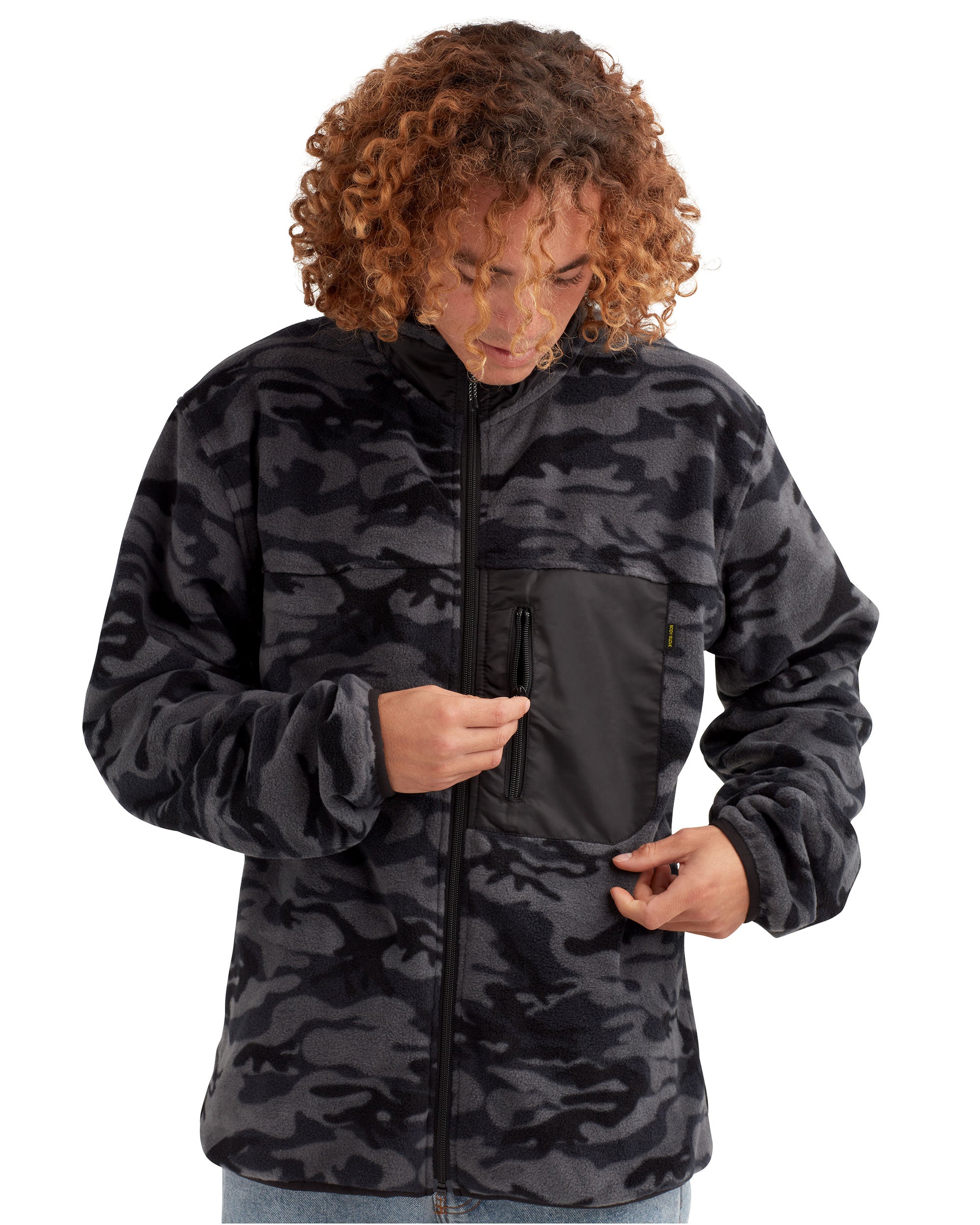 Breakwall Full-Zip Polar Fleece Jacket - Midnight Camo