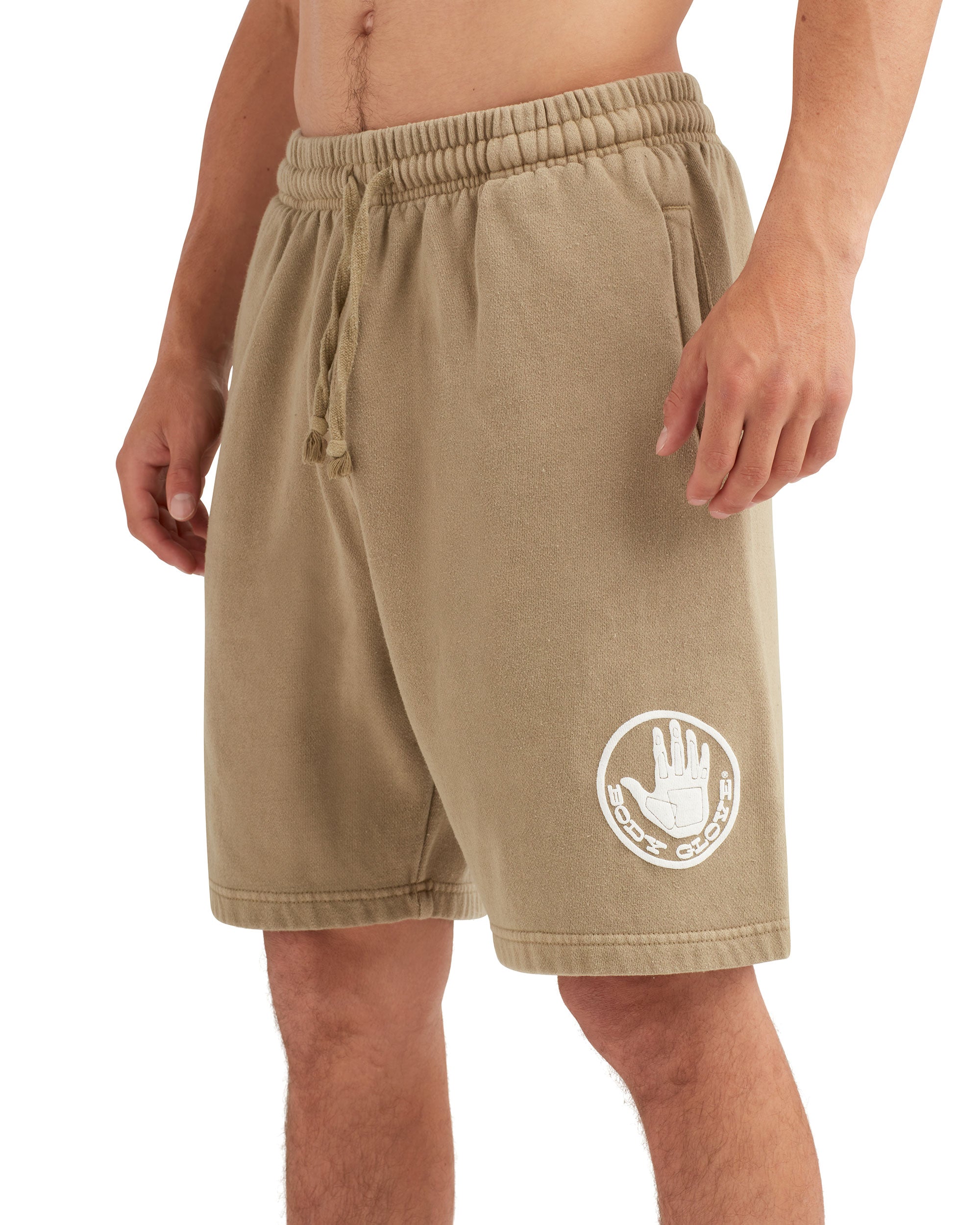 The Jogger Fleece Shorts - Sand