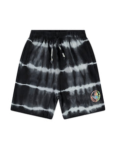 The Jogger Black Tie-Dyed Fleece Shorts | Body Glove