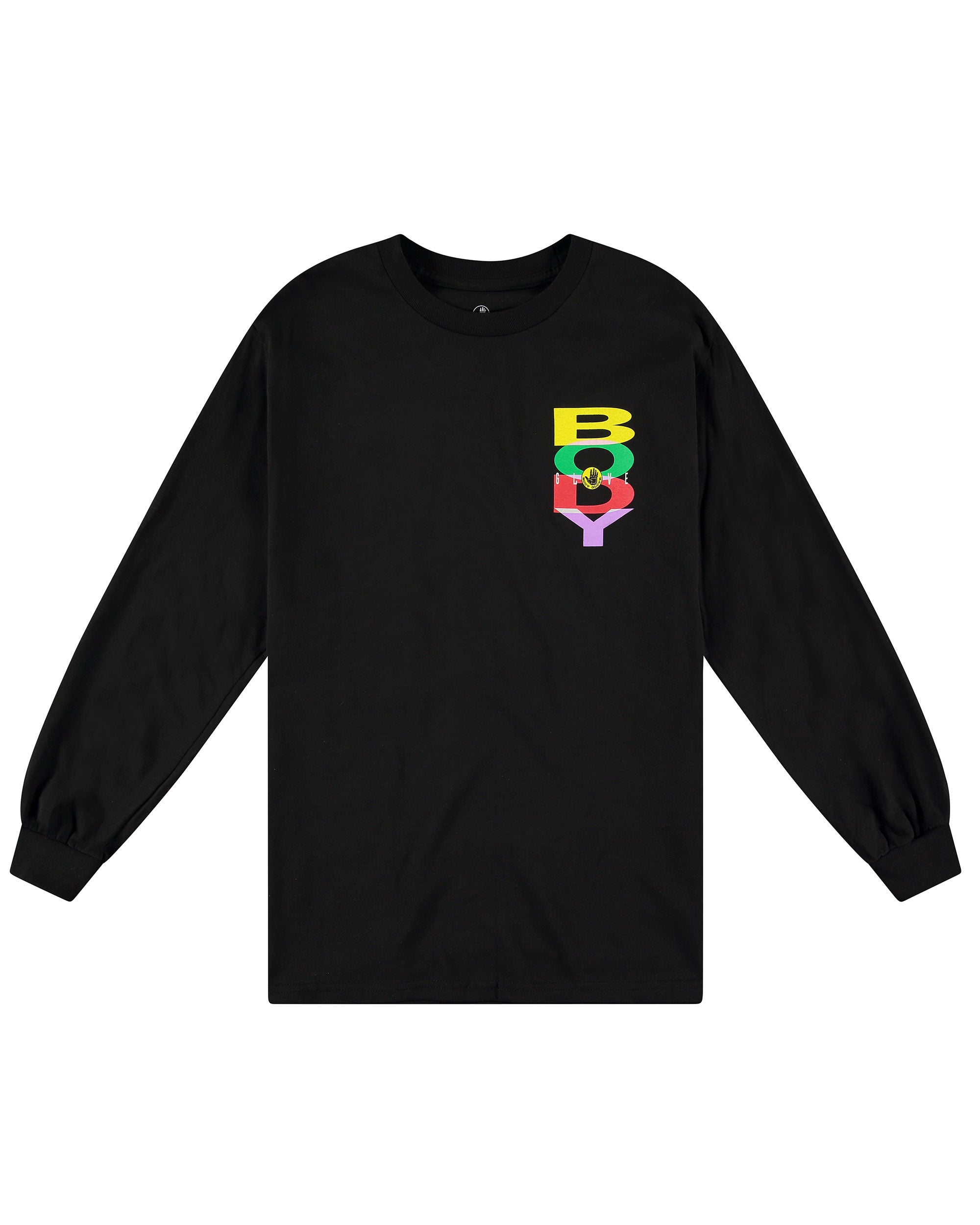 Bold '80s Long-Sleeved T-Shirt - Black