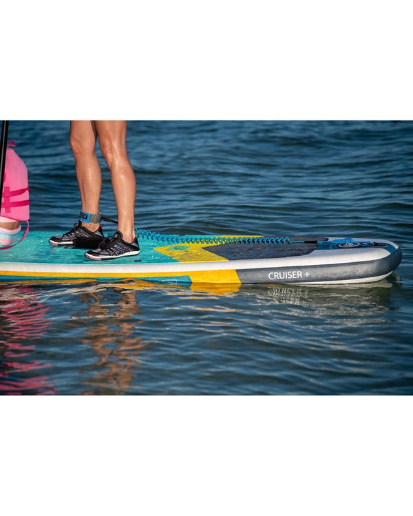 Body Glove Solo Inflatable Paddle Board, Blue/Yellow
