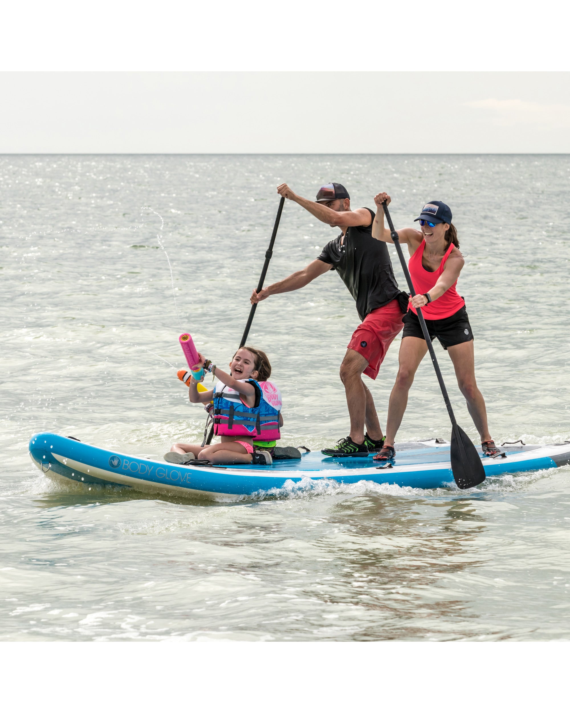 Crusader 15' Multi-Person Inflatable Paddle Board - Cobalt/White