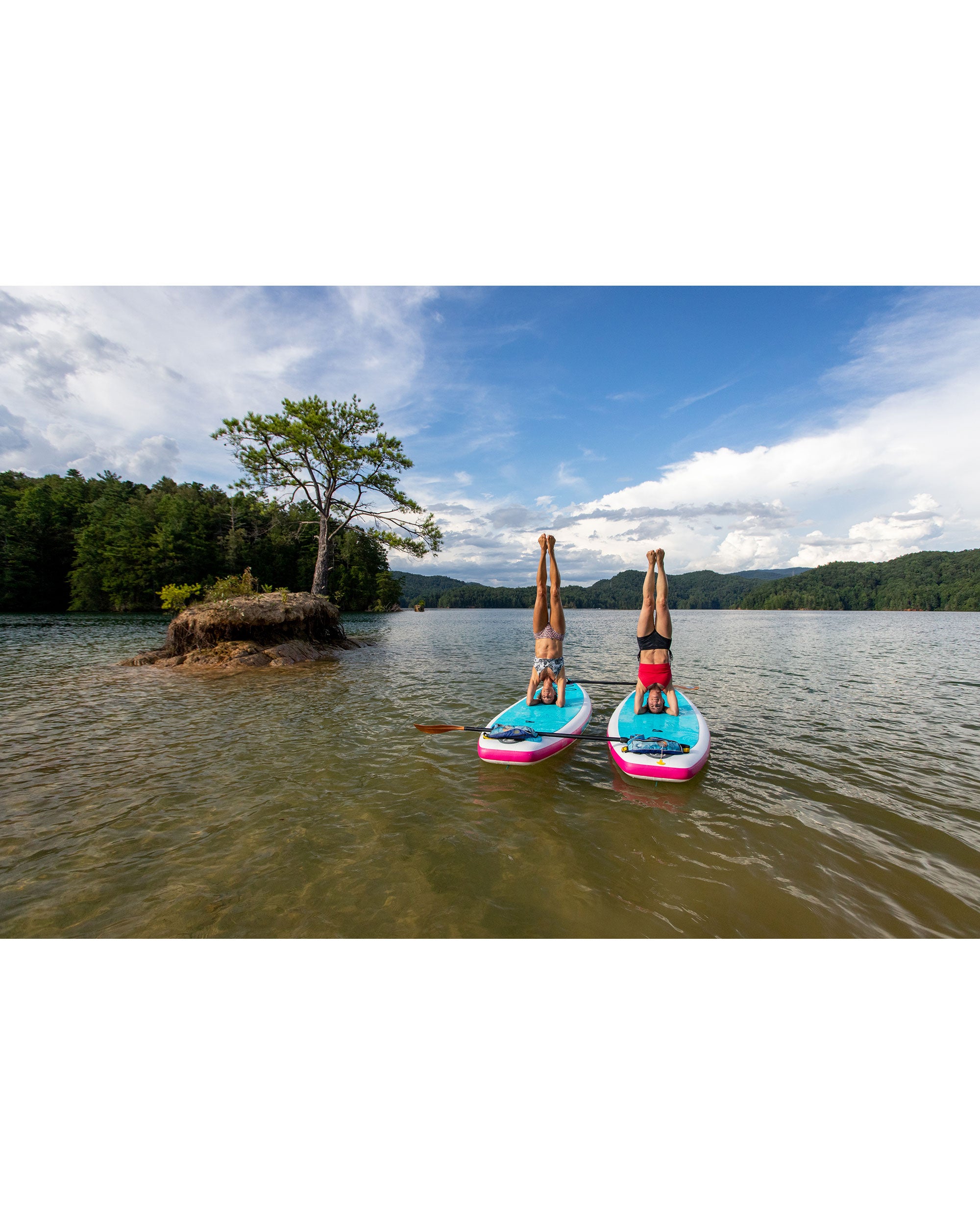 Oasis 10' Inflatable Paddle Board - Teal/Purple