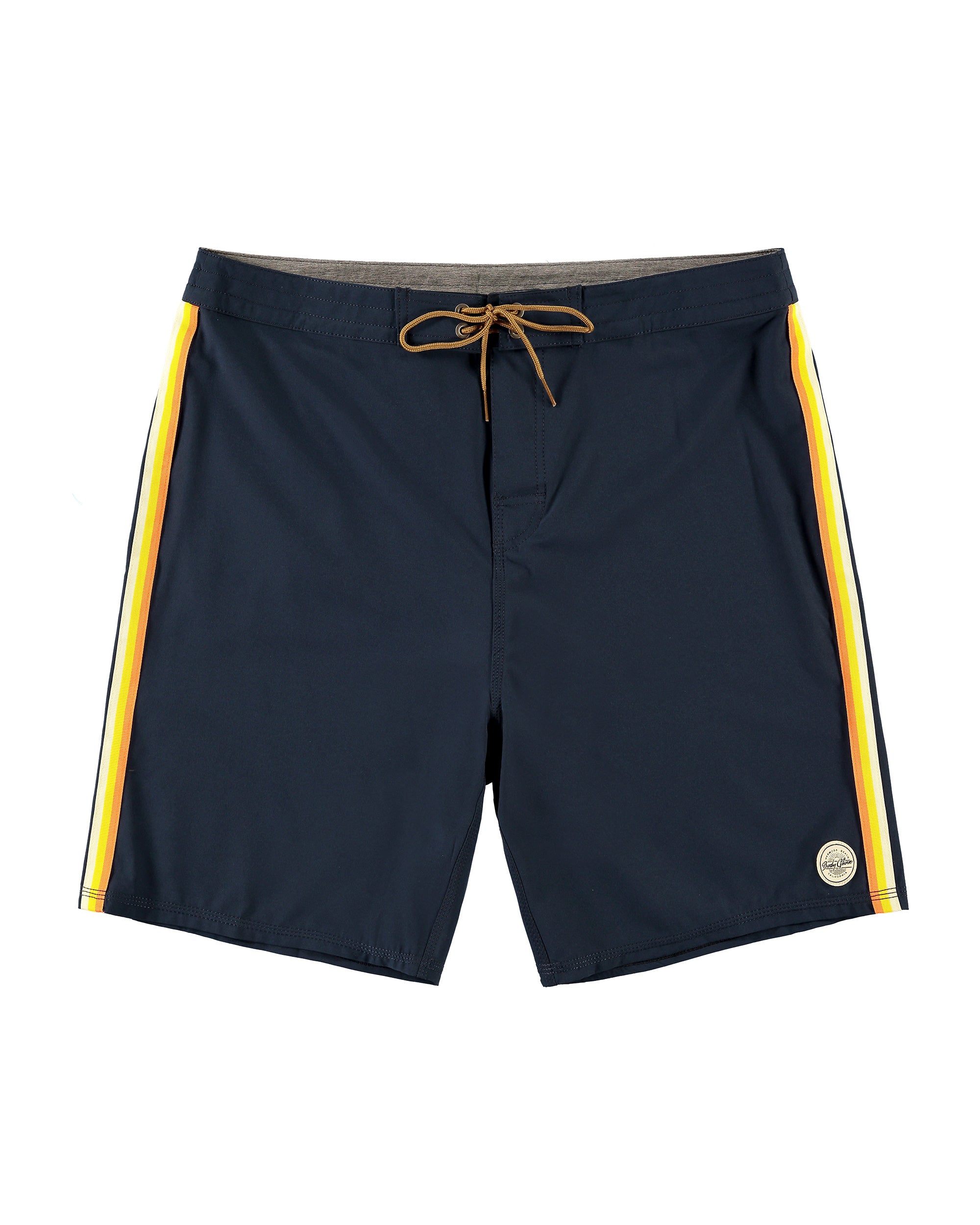 Hermosa 18" Side-Stripe Boardshort - Navy