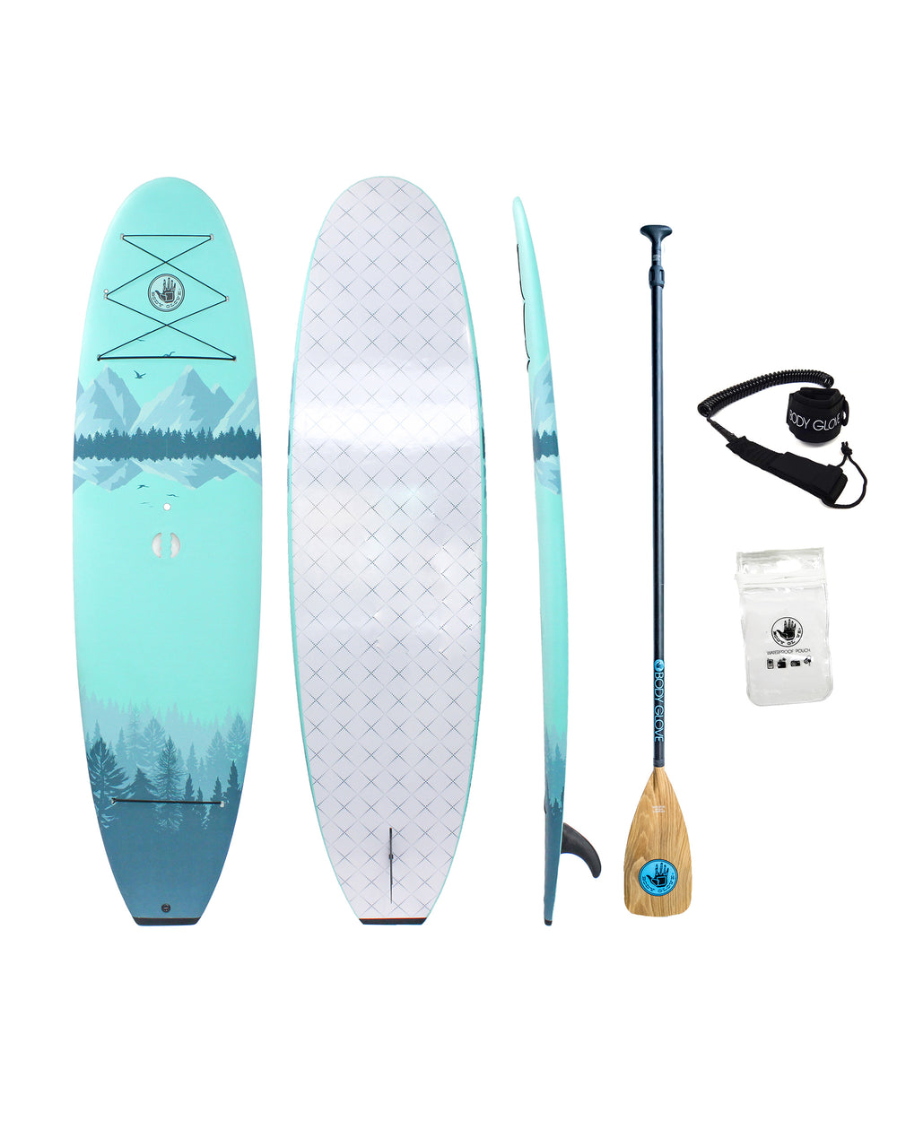Body Glove / Oasis 10' Inflatable Paddle Board - Teal/Purple